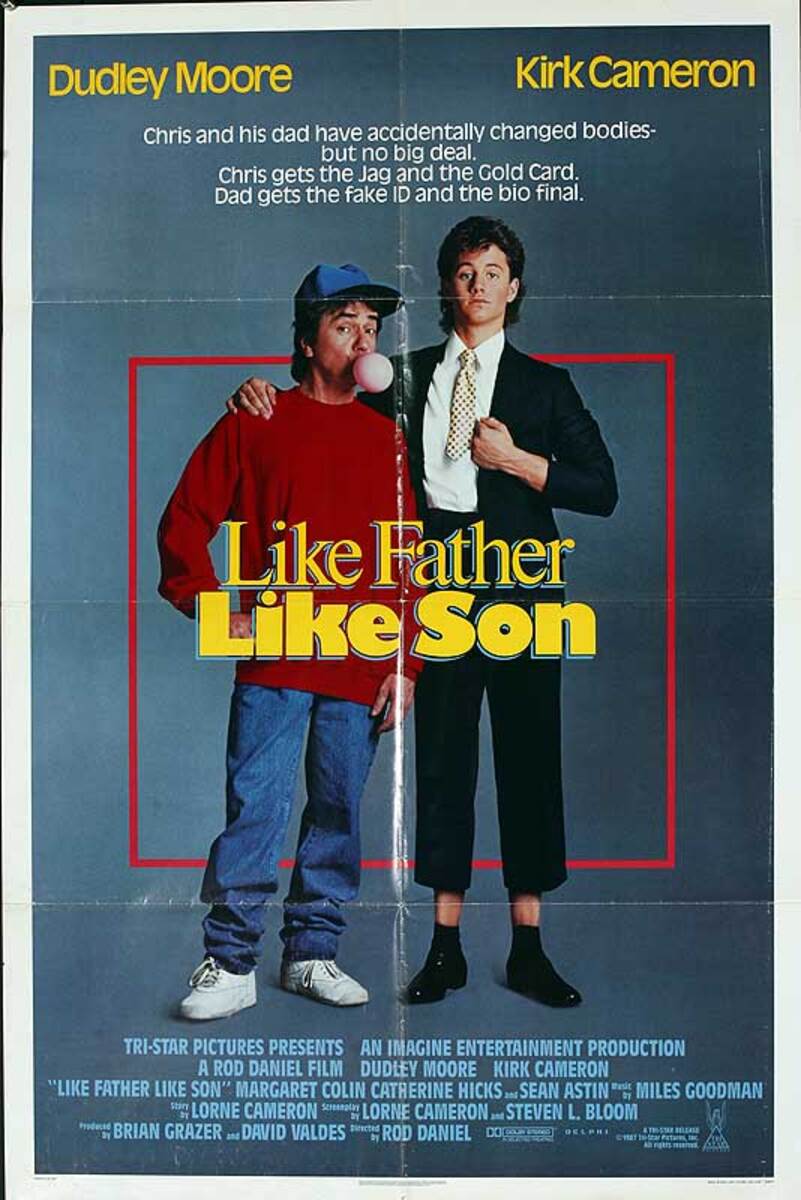 Like Father Like Son Original American One Sheet Movie Poster