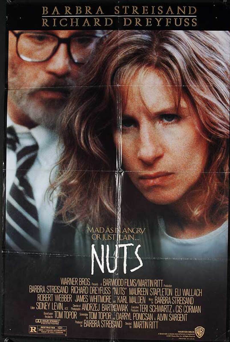 Nuts Original American One Sheet Movie Poster