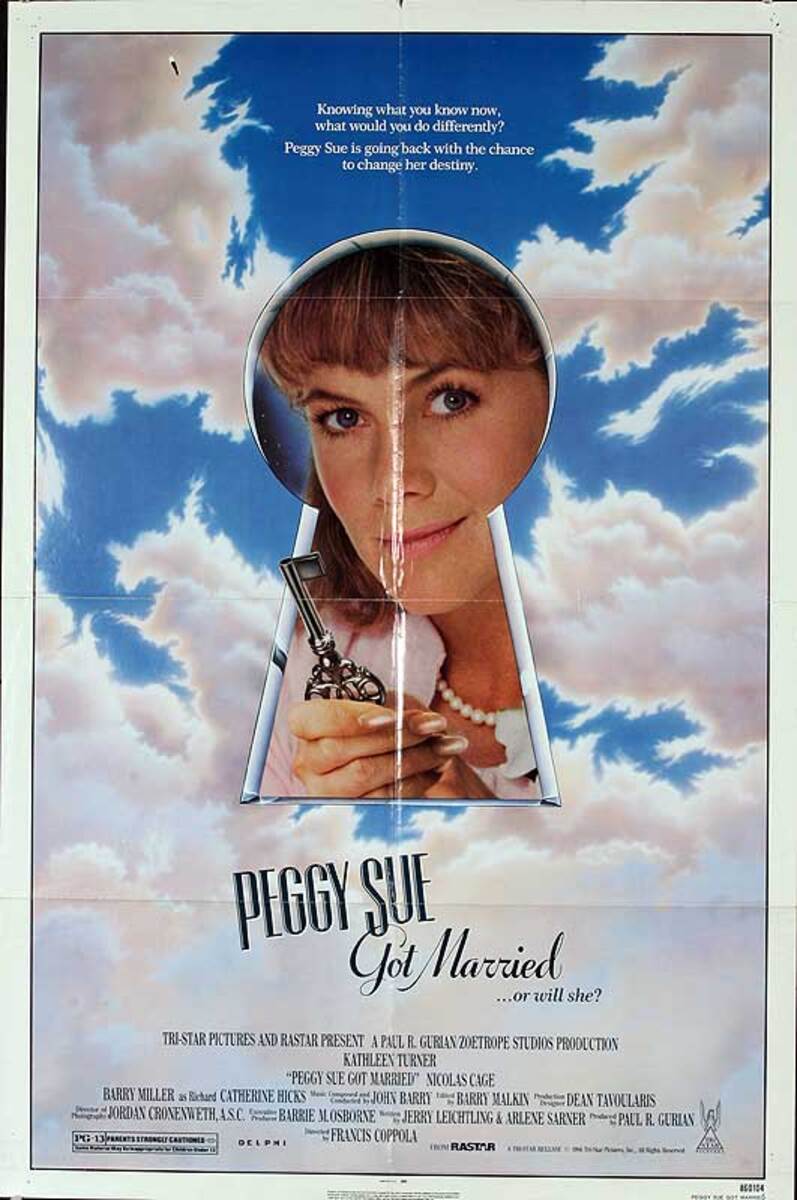 Peggy Sue got Married Original American One Sheet Movie Poster