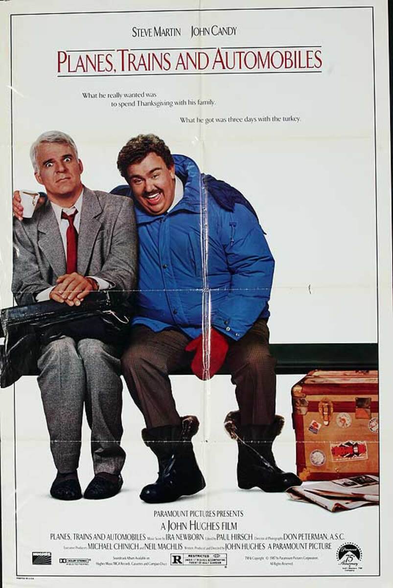 Planes, Trains, and Automobiles Original American One Sheet Movie Poster
