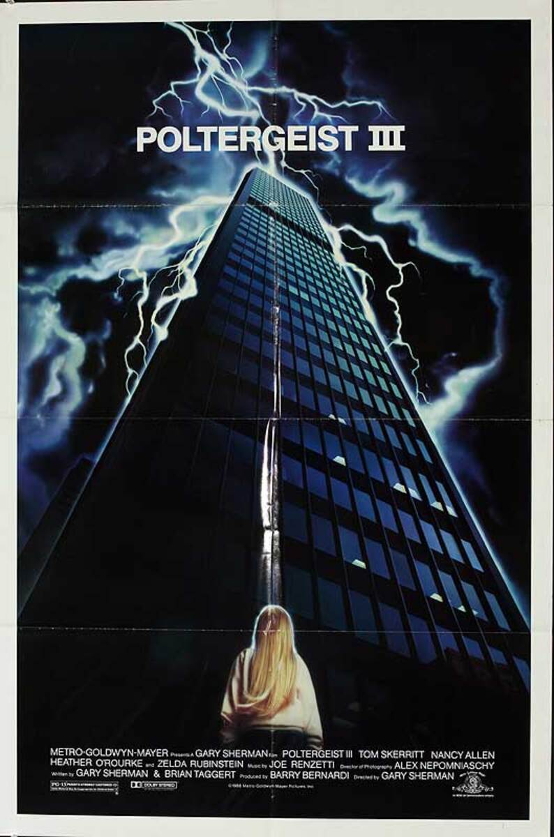 Poltergeist III Original American One Sheet Movie Poster