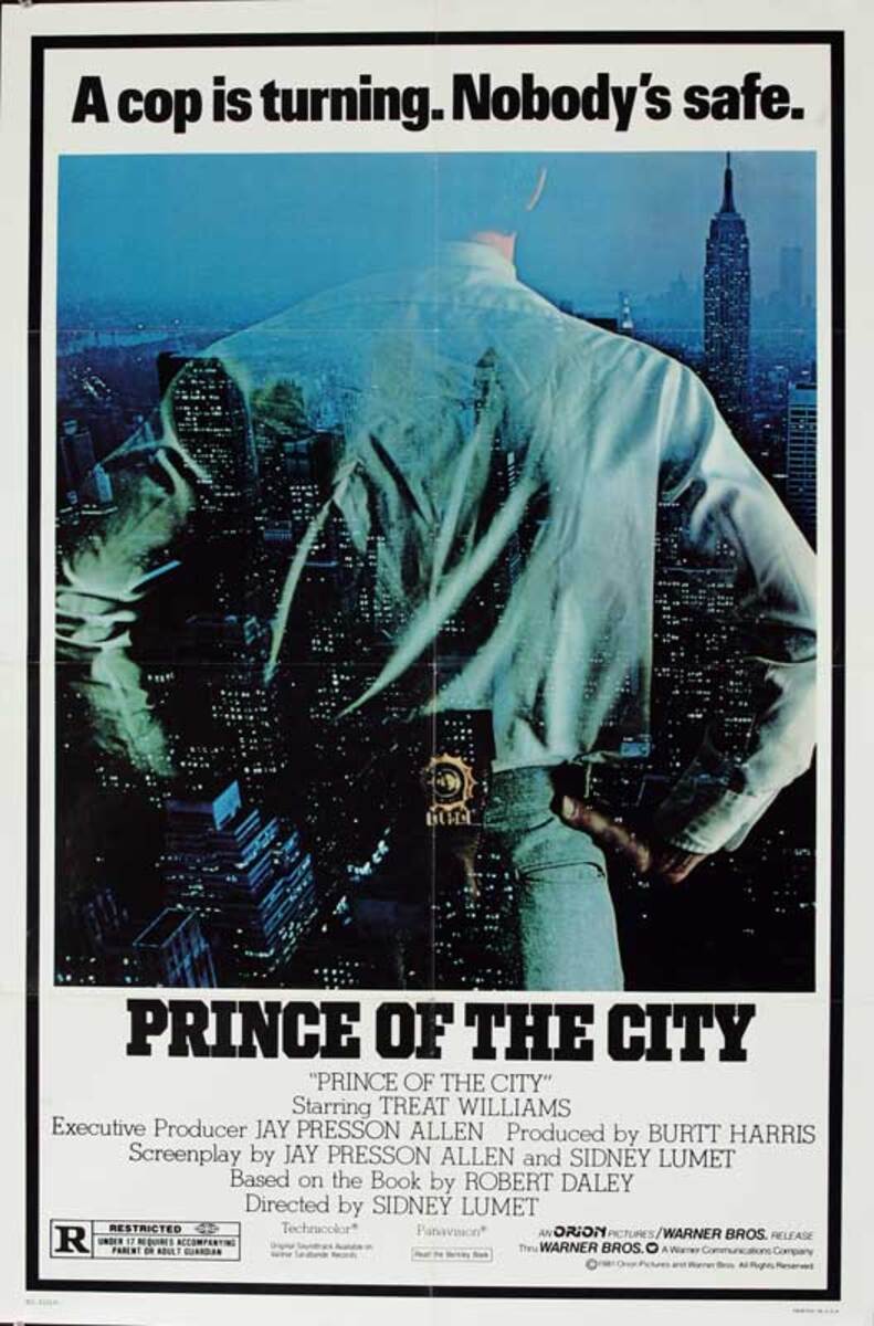 Prince of the City Original American One Sheet Movie Poster