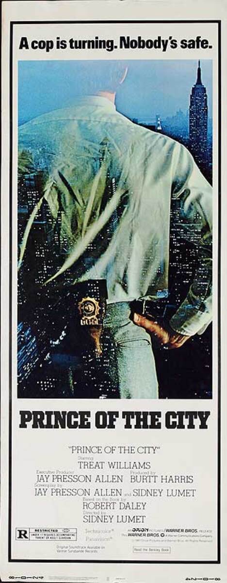 Prince of the City Original American Insert Movie Poster