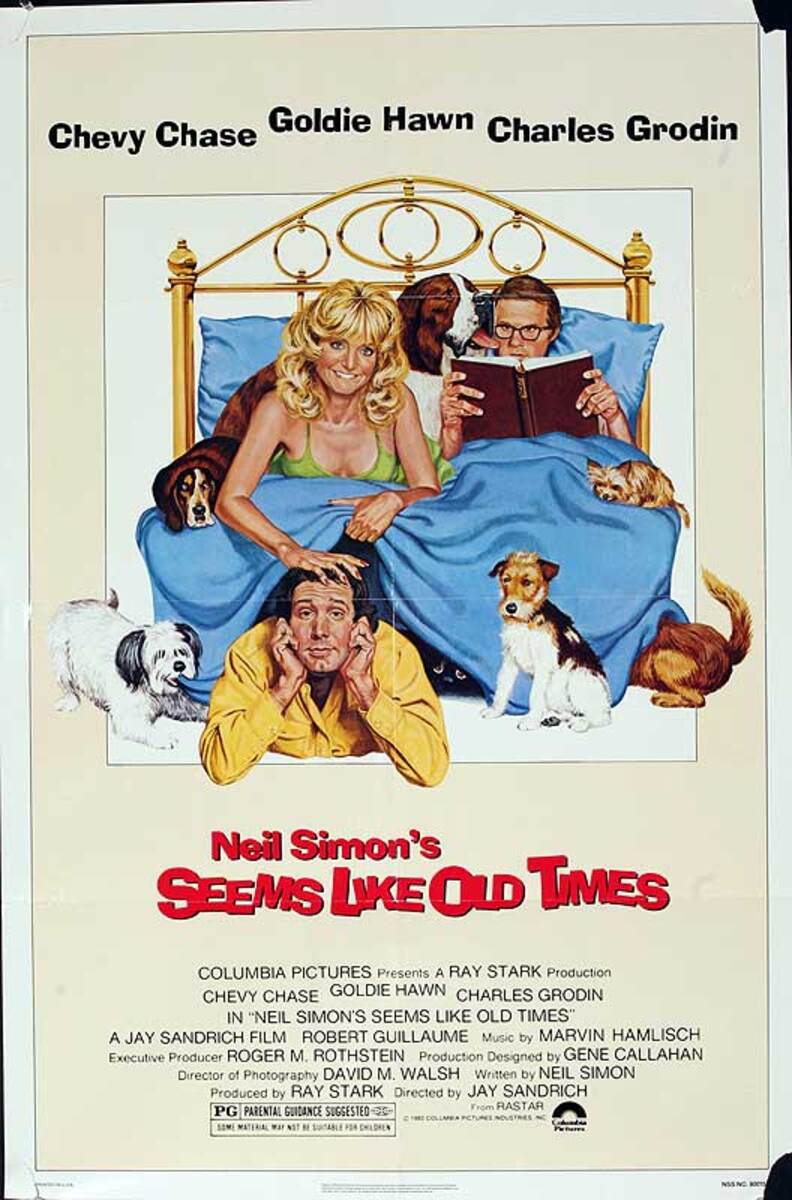 Seems Like Old Times Original American One Sheet Movie Poster