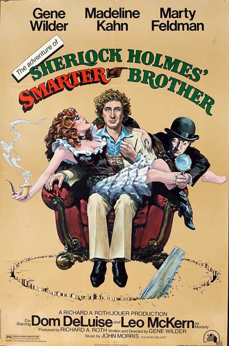 The Adventures of Sherlock Holmes' Smarter Brother Original American One Sheet Movie Poster