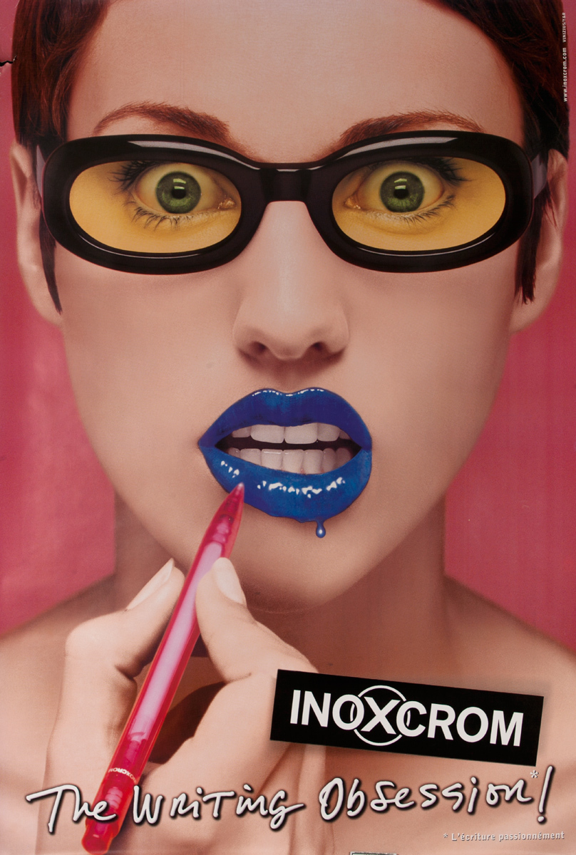 Inoxcrom Original Poster blue lips