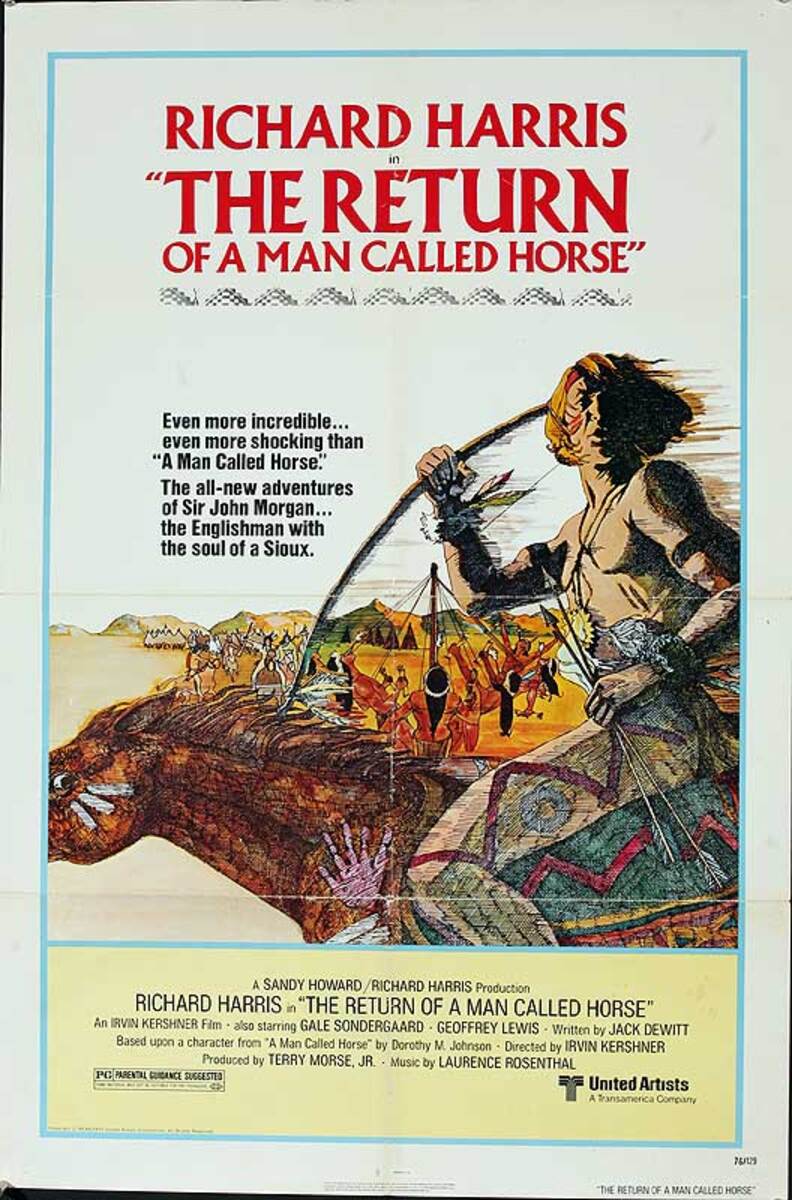 The Return of a Man Called Horse Original American One Sheet Movie Poster
