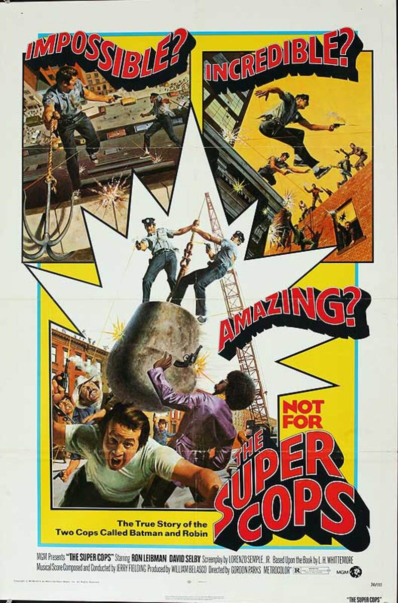 The Super Cops Original American One Sheet Movie Poster