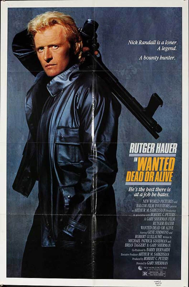 Wanted Dead or Alive Original American One Sheet Movie Poster