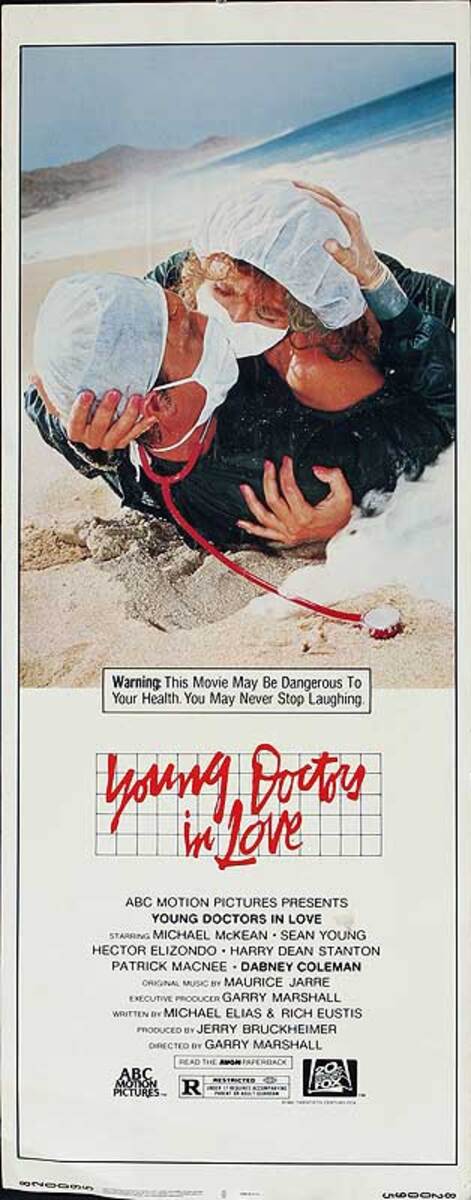 Young Doctor's In Love Original American Insert Movie Poster