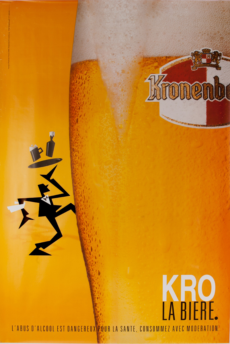 Kro LaBiere, Kronenbourg Original Advertising Poster