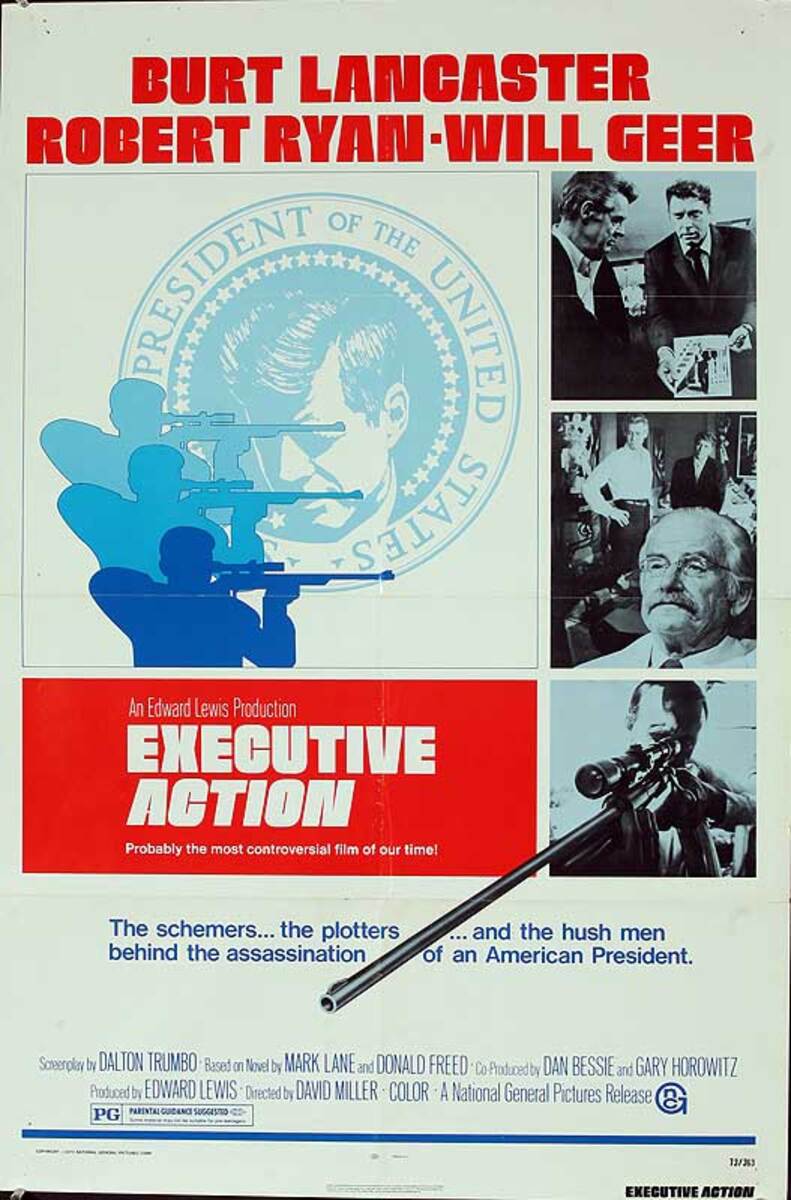 Executive Action Original American One Sheet Movie Poster