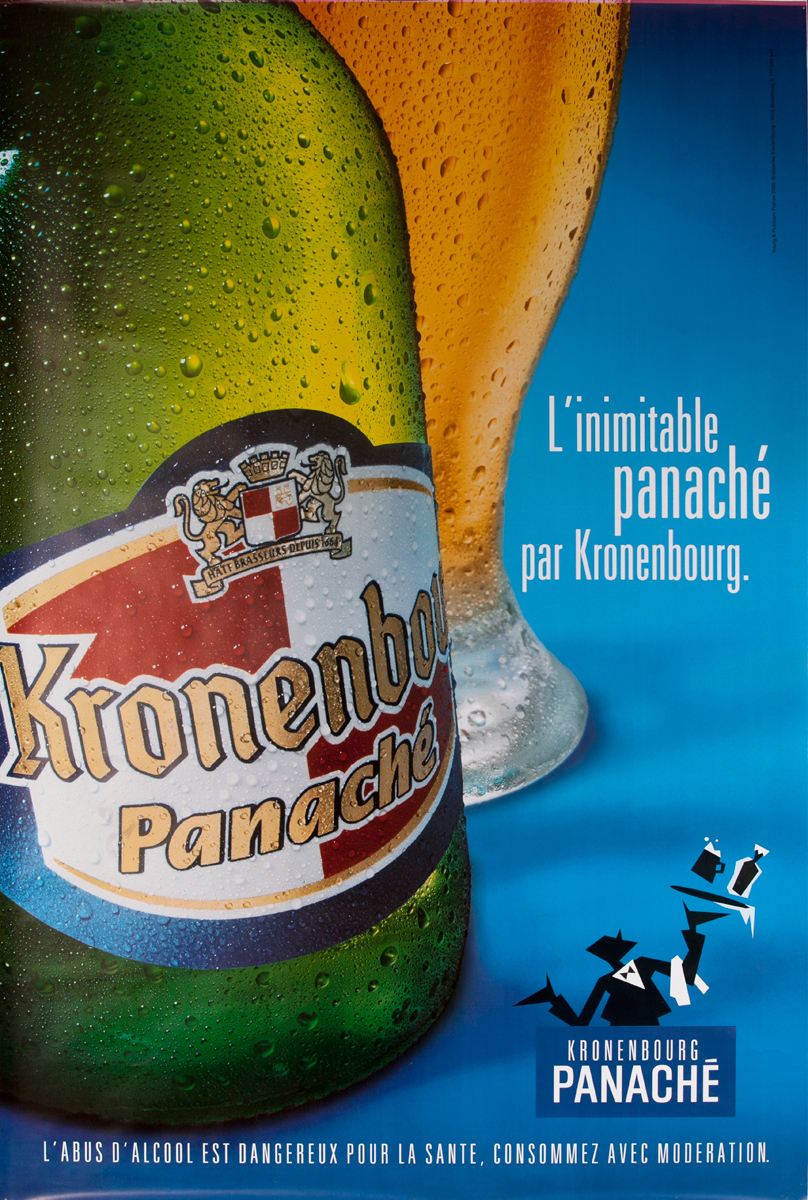 L'inimitable panache par Kronenbourg, Original Advertising Poster