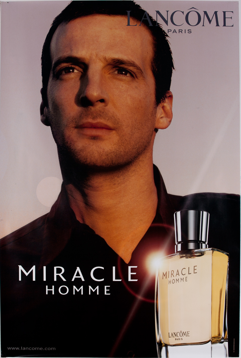 Lancome Paris, Miracle Homme for Man Original Advertising Poster