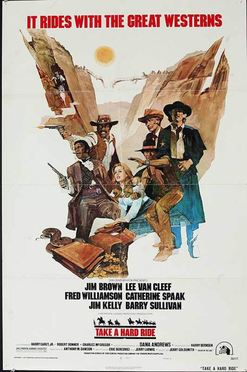 Take a Hard Ride Original American One Sheet Movie Poster