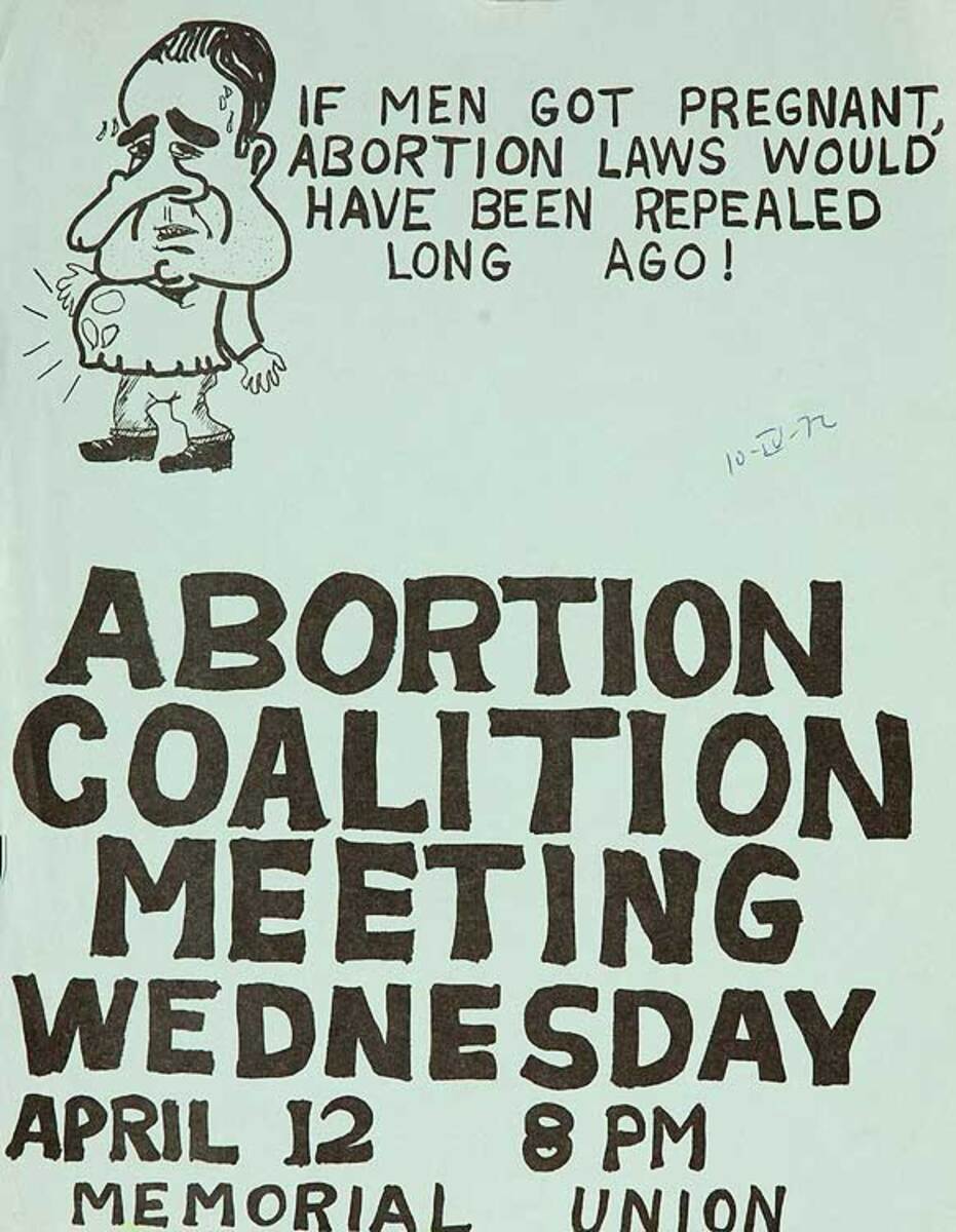 Abortion Coalition Meeting Original American Protest Poster