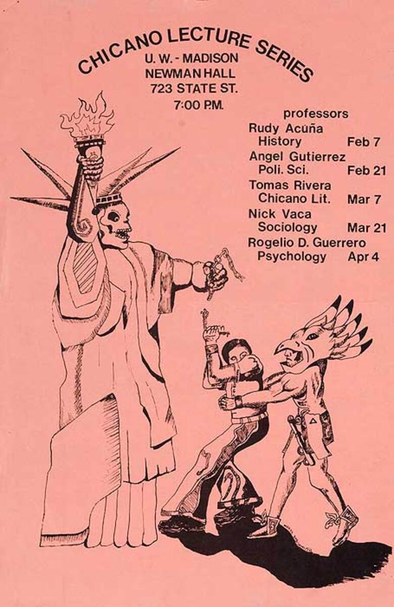 Chicano Lecture Series Original American Political Poser
