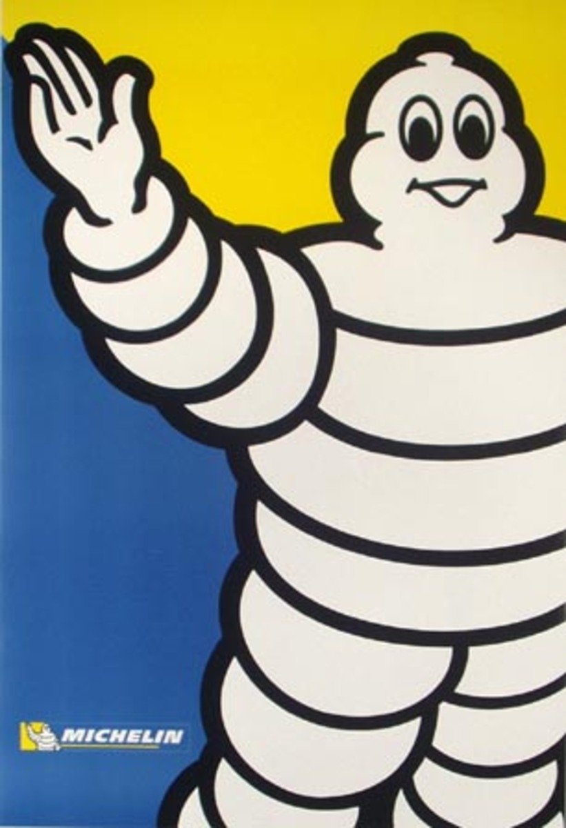 Italian Michelin Bibi Original Advertising Poster 