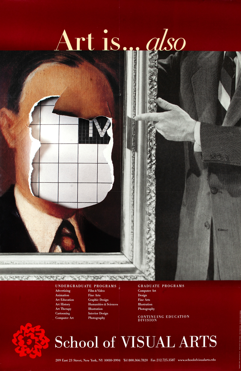 SVA School Of Visual Arts Original Poster Art is ... Also