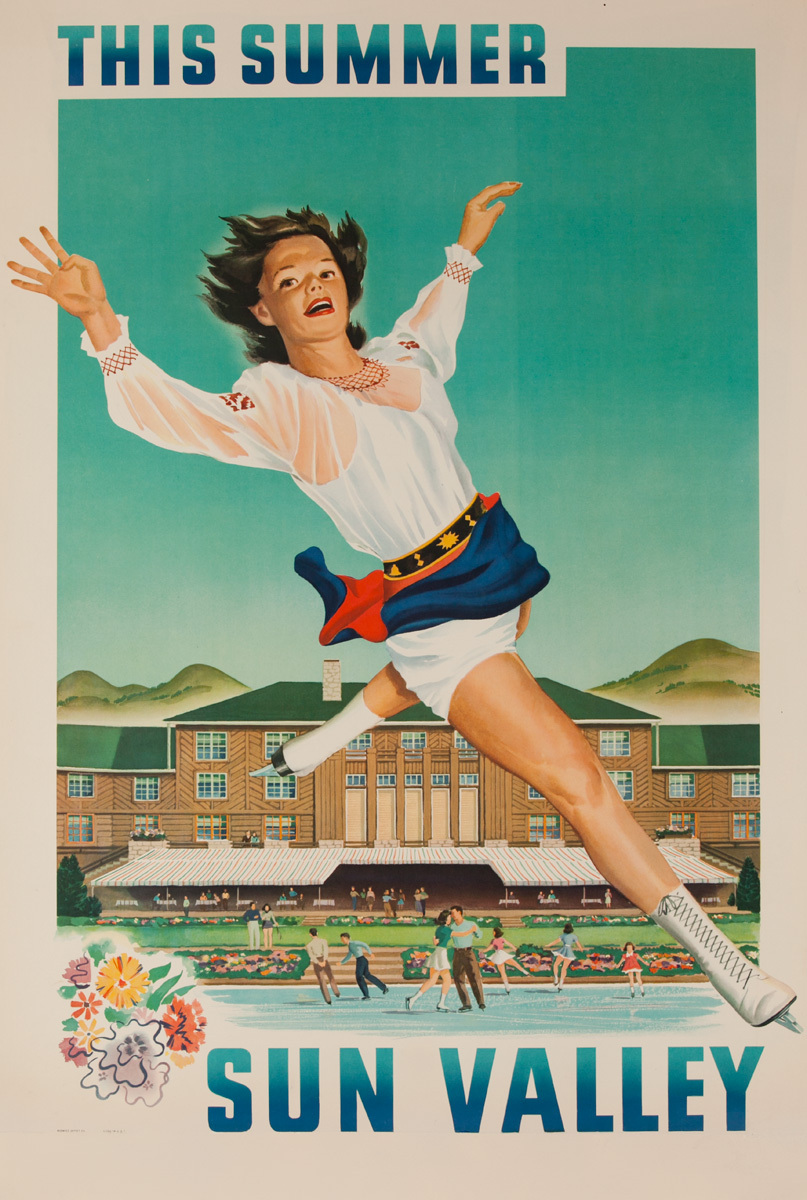 This Summer Sun Valley Original American Travel Poster