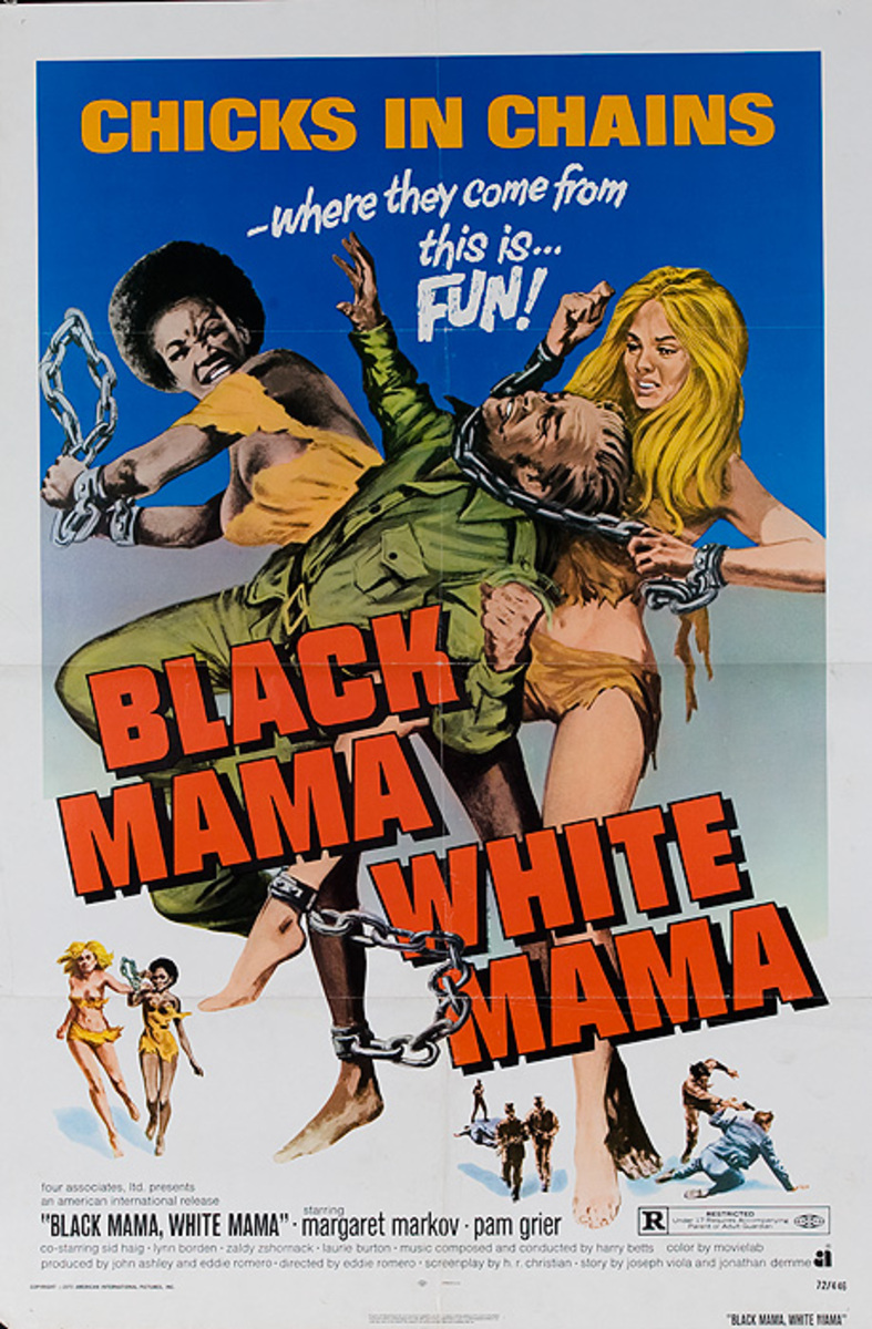 Black Mama White Mama Original American One Sheet Blacksploitation Movie Poster