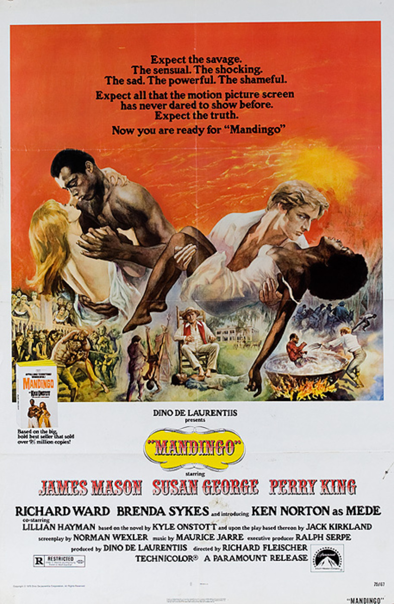 Mandingo Original American 1 Sheet Movie Poster
