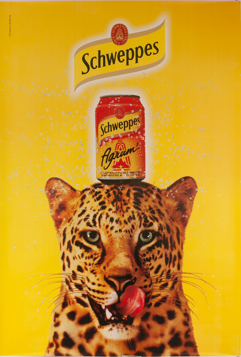 Schweppes Agrum, Original Advertising Poster