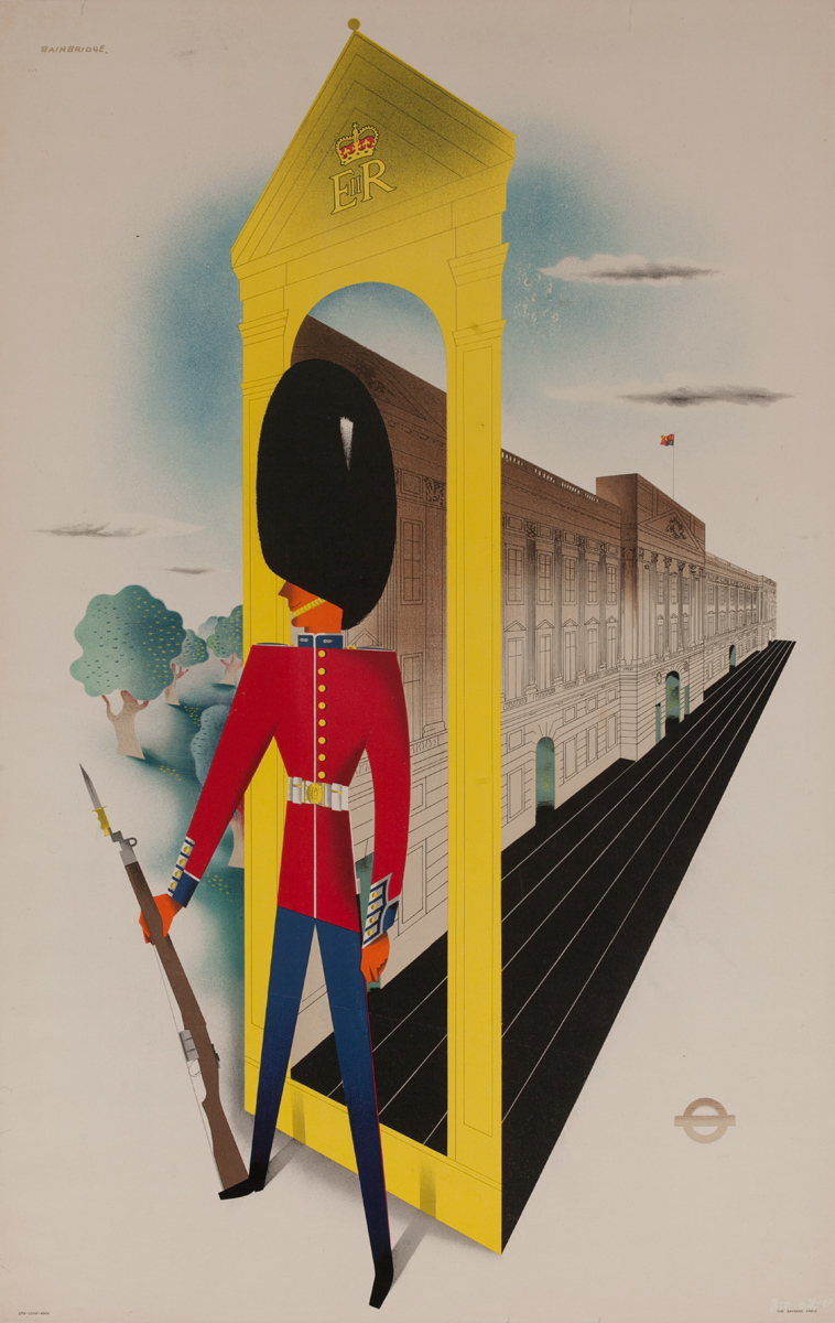 Original British London Underground Poster Queen's Guard