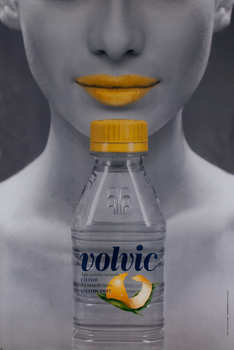 Volvic Citron, Original Advertising Poster 