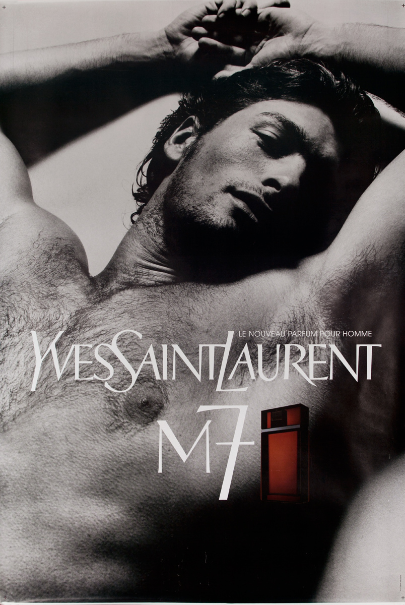 YSL Yves Saint Laurent M7 Cologne Original Advertising Poster