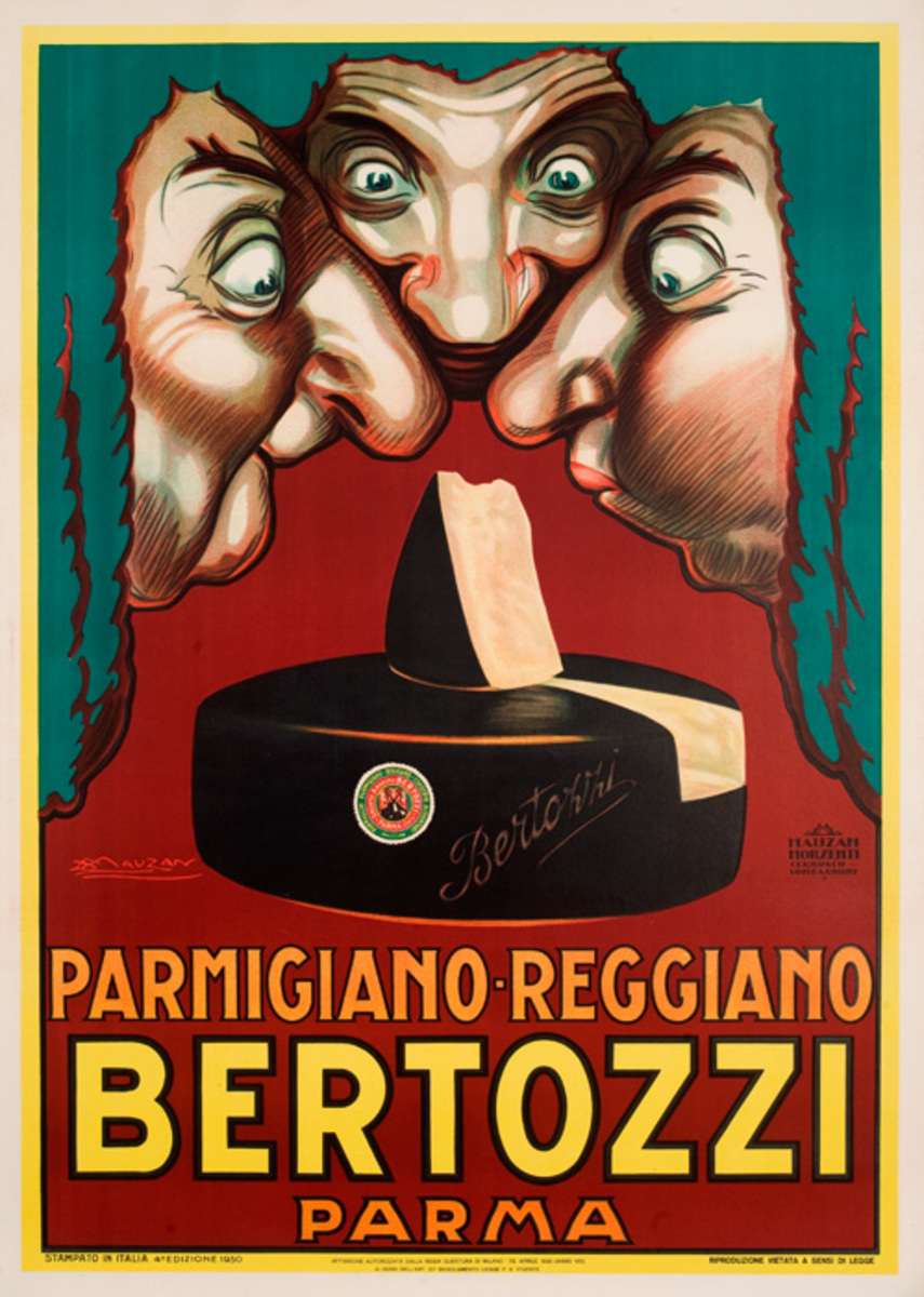 Bertozzi Original Vintage Advertising Poster 