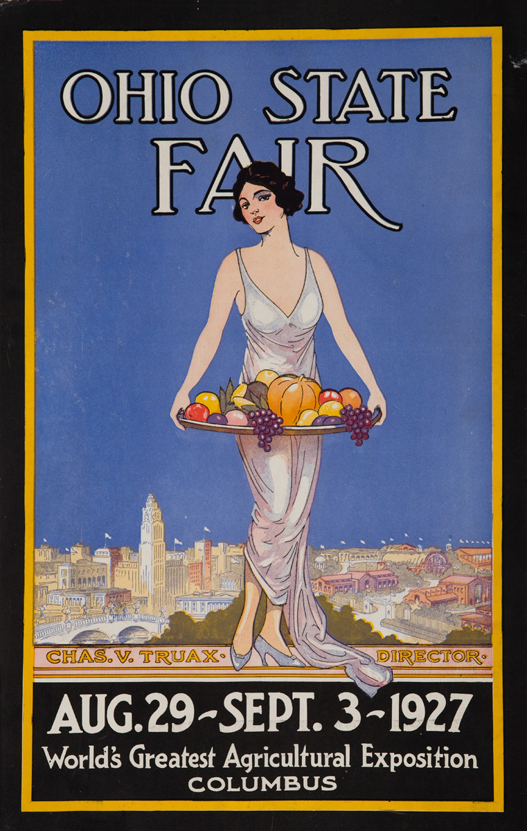 Original 1927 Ohio State Fair Poster | David Pollack Vintage Posters