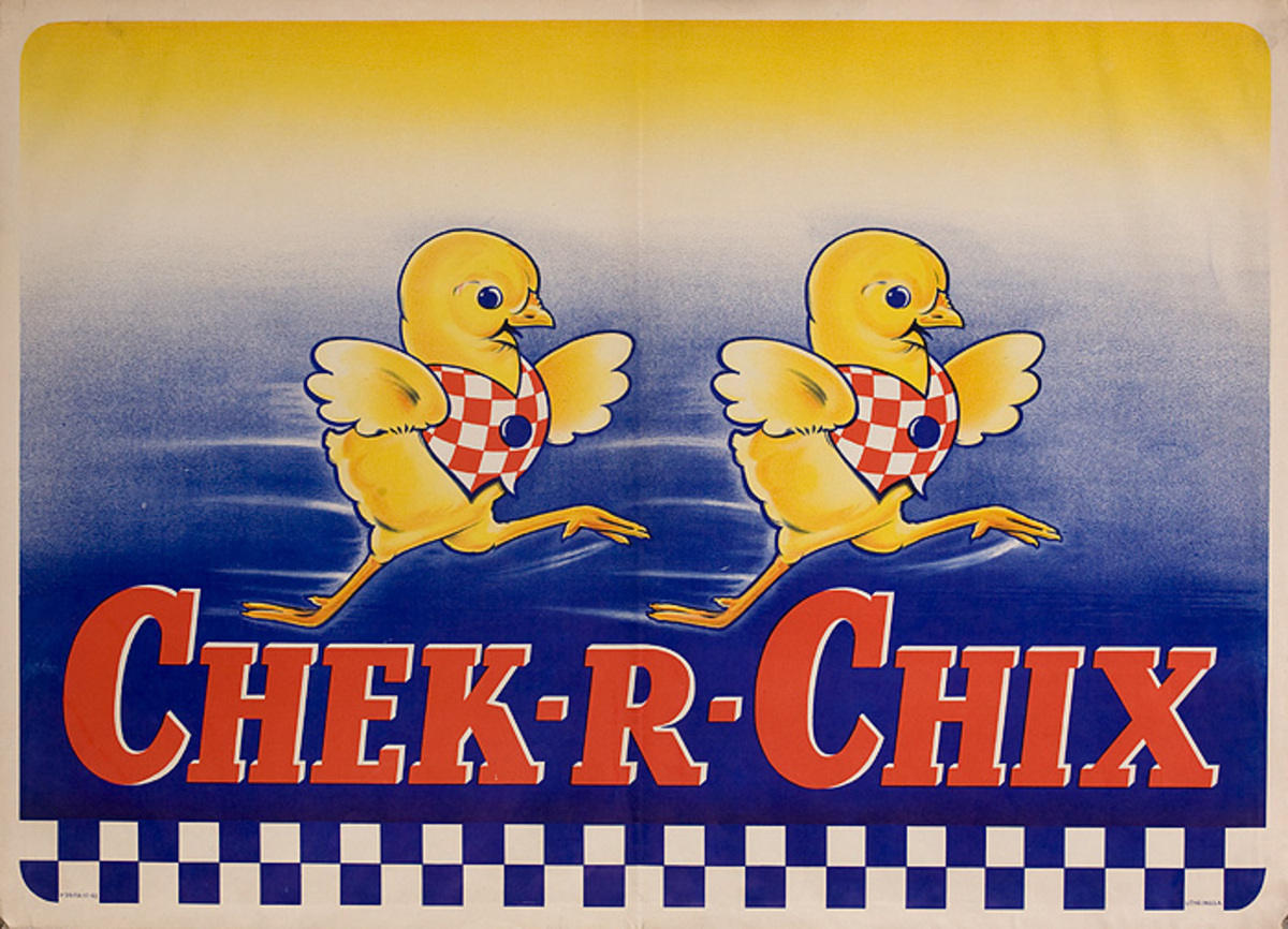 Check-R-Chix Original American Feed Poster
