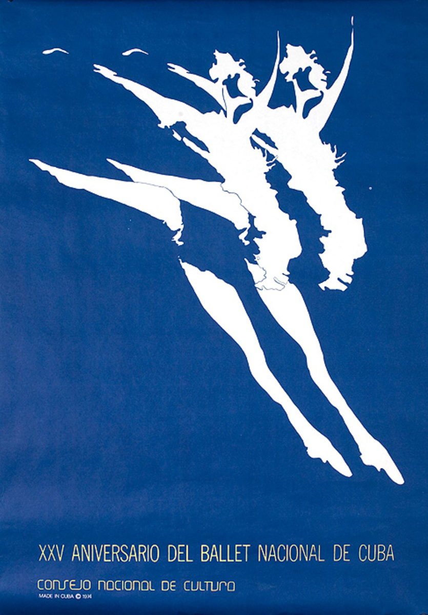 Original National Ballet of Cuba 25th Anniversary Poster