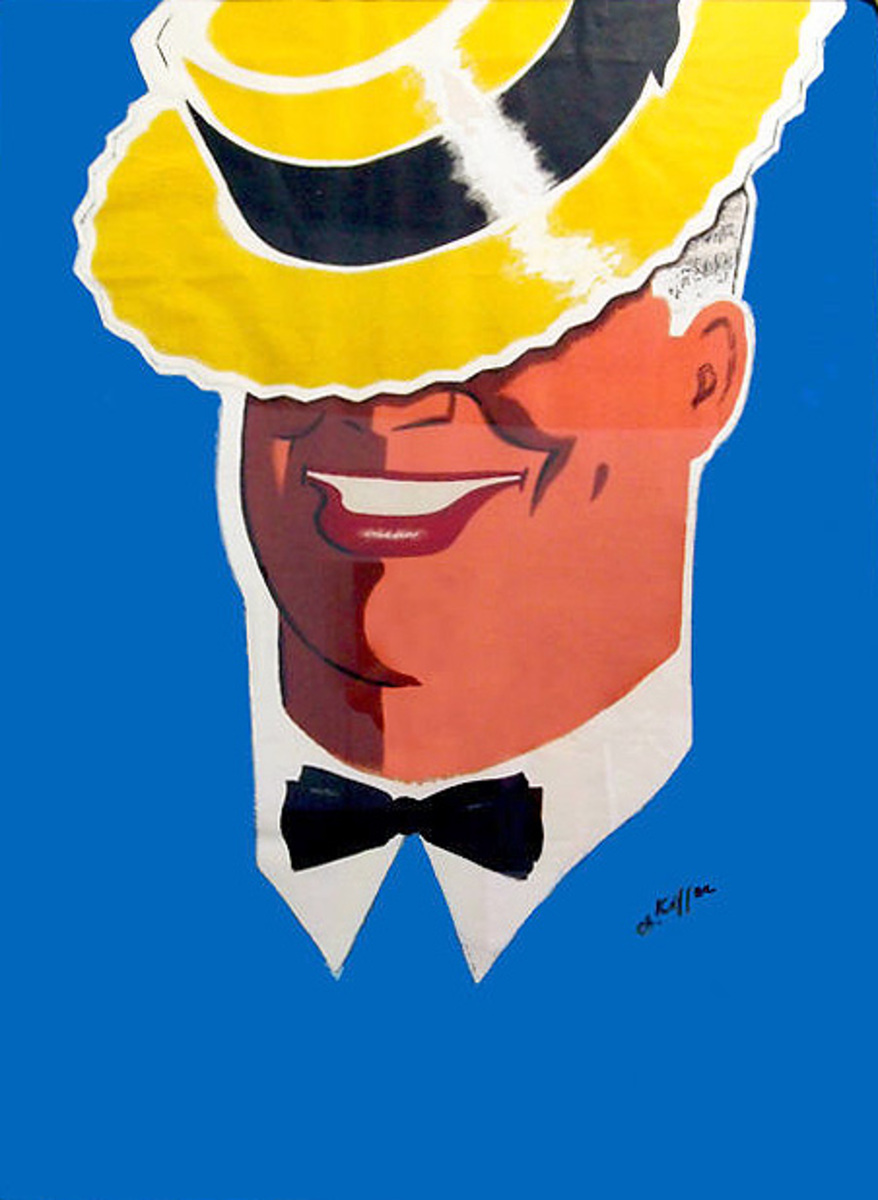 Maurice Chevalier Portrait Original French Poster