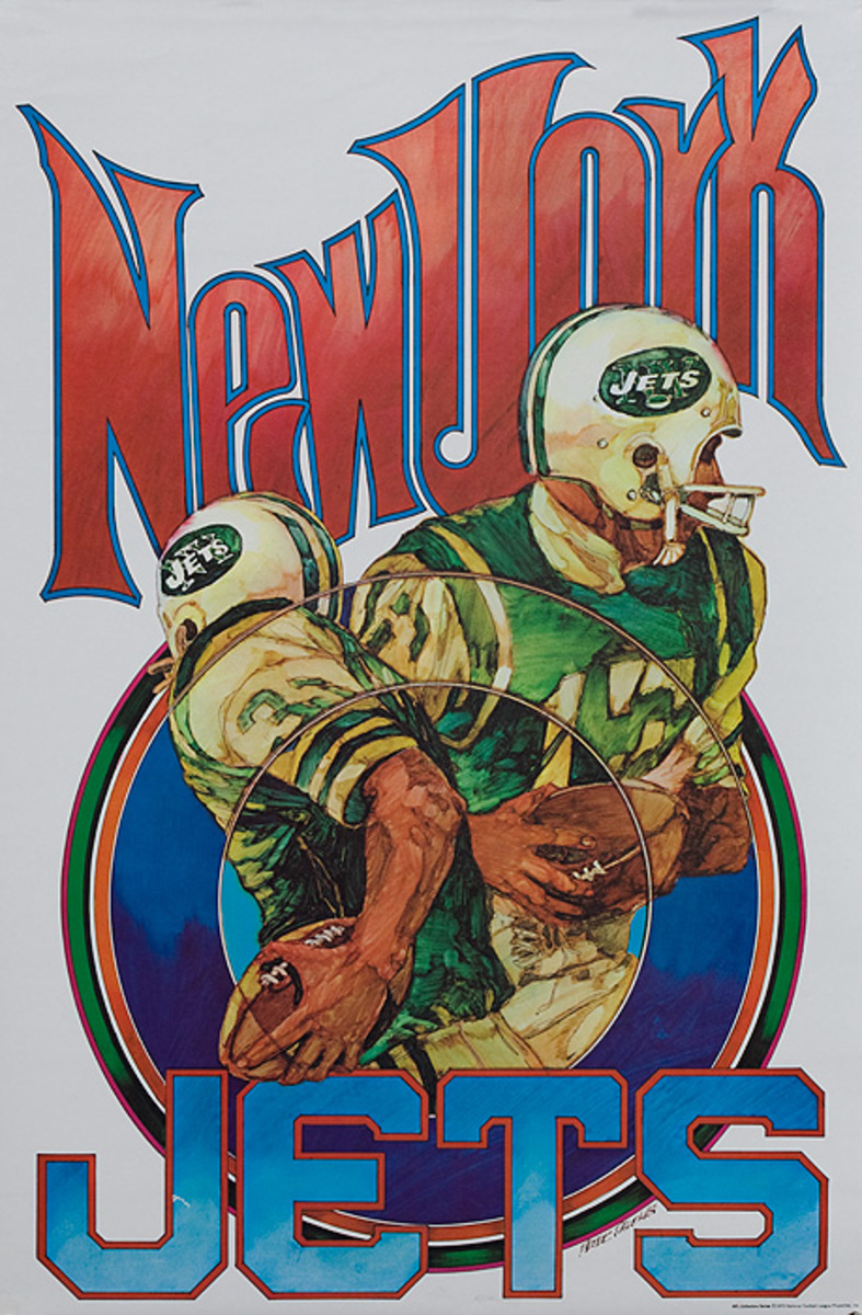 New York Jets Original American Football Poster