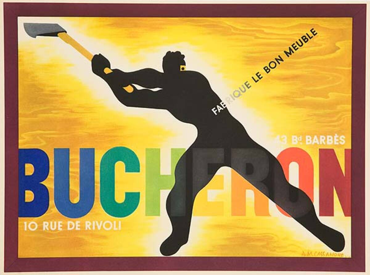 Bucheron Original French Advertising Poster