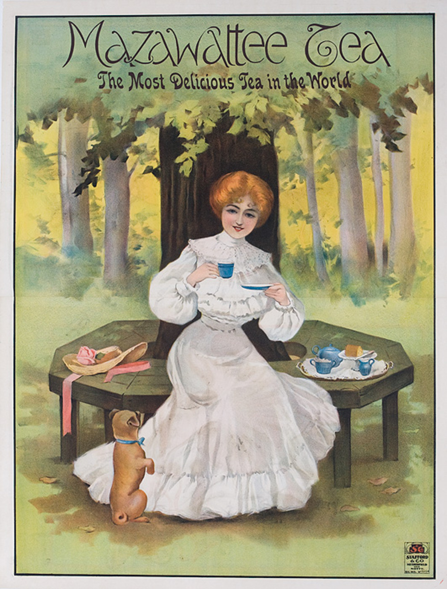 Mazawattee Tea Original British Advertising Poster