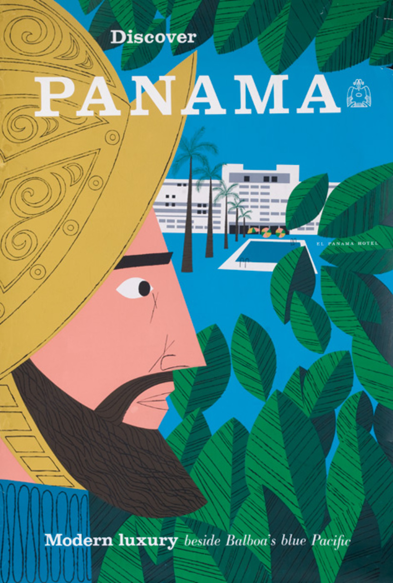 Discover Panama Original Travel Poster