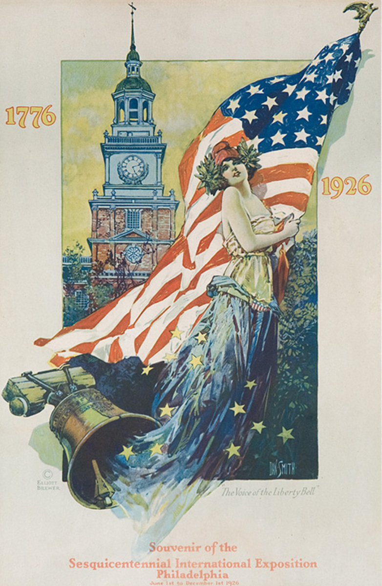 Original Philadelphia Sesquicentennial Poster