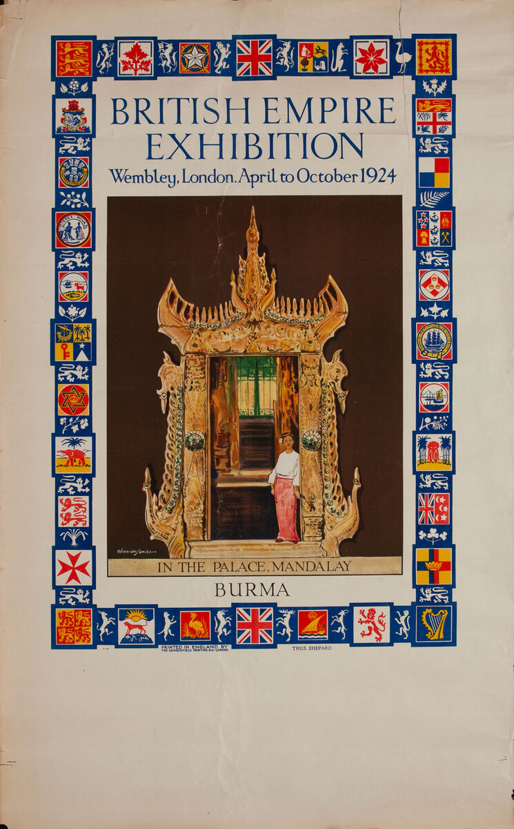 British Empire Exhibition Wembley London Burma