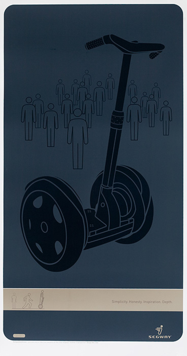 Original Segway Advertising Poster