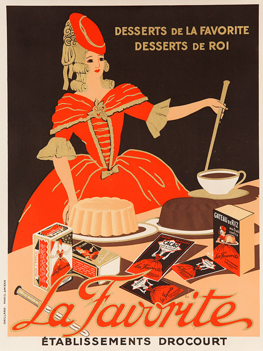 Favorite Desert  Original Vintage Advertising Poster 