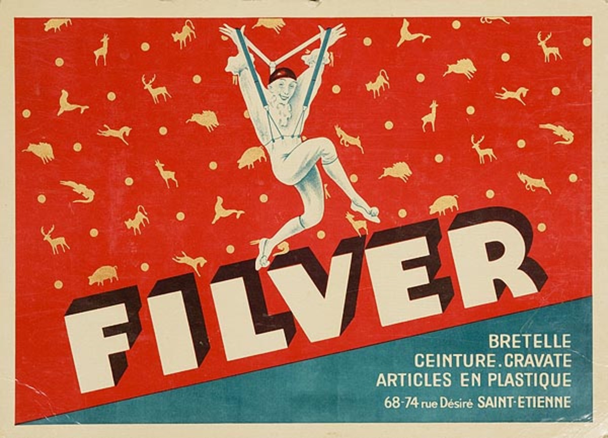 Fliver Original French Card Advertising Poster