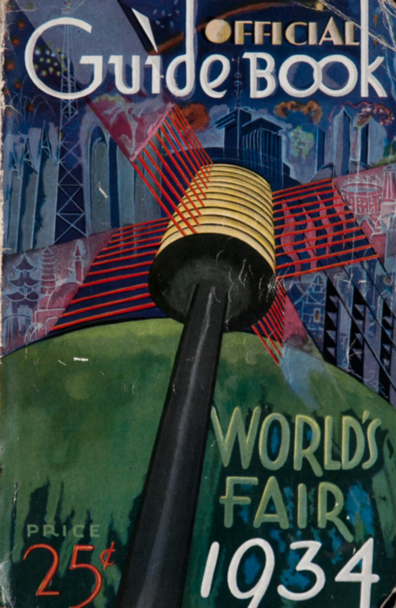 Original Official Guide Book World's Fair 1934