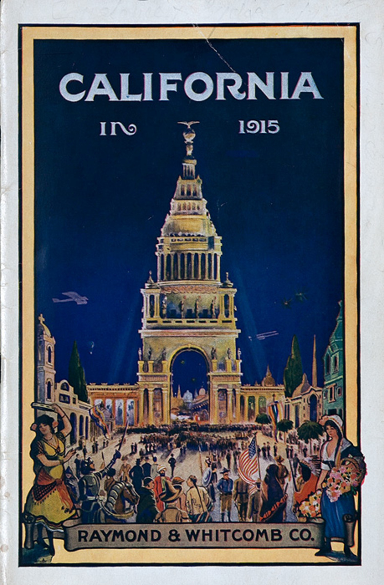 California in 1915 Original American Travel Brochure