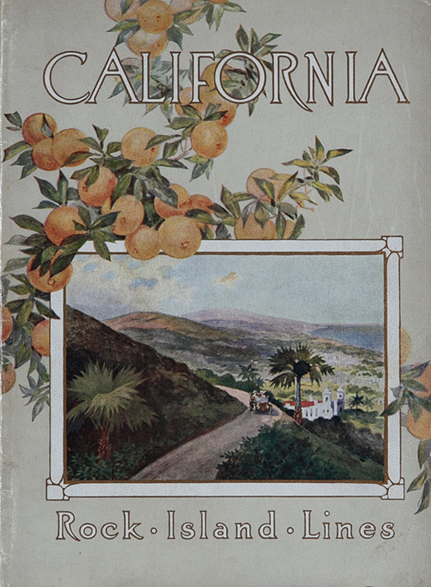 California Rock Island Line Original Travel Brochure