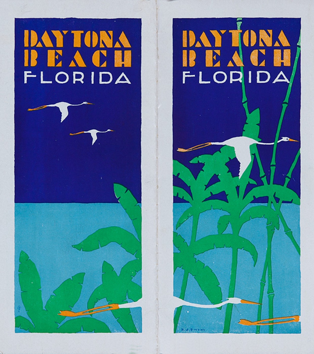 Original Daytona Beach Travel Brochure