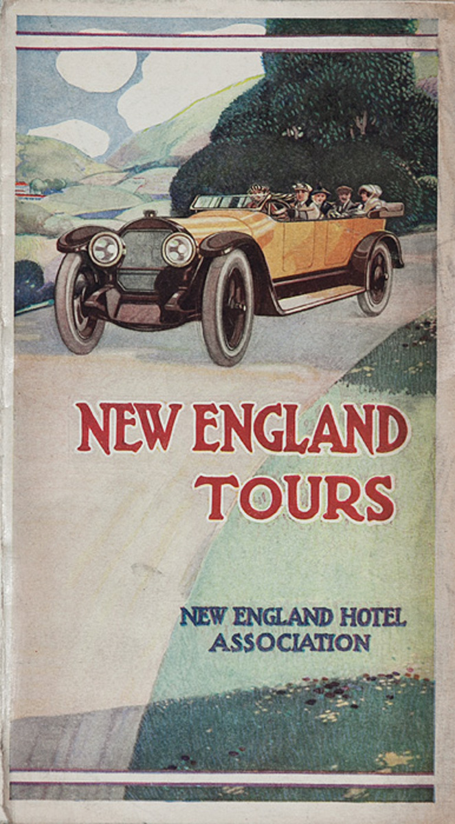 Original New England Tours Travel Brochure