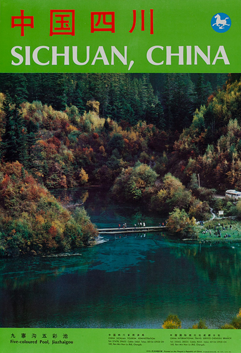 China Sichuan Original Travel Poster